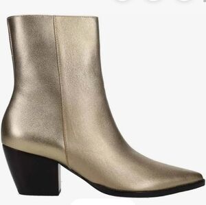 Matisse Womens Caty Gold Ankle Boots